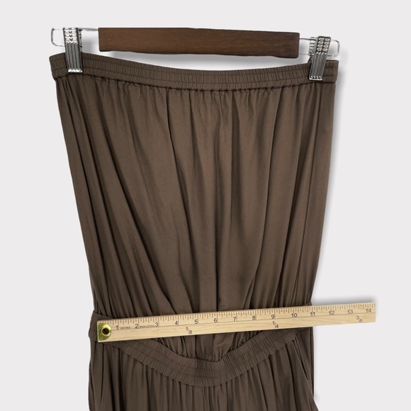 Aritzia Talula Brown Tabata Strapless Jumpsuit Size XXS - Picture 8 of 11